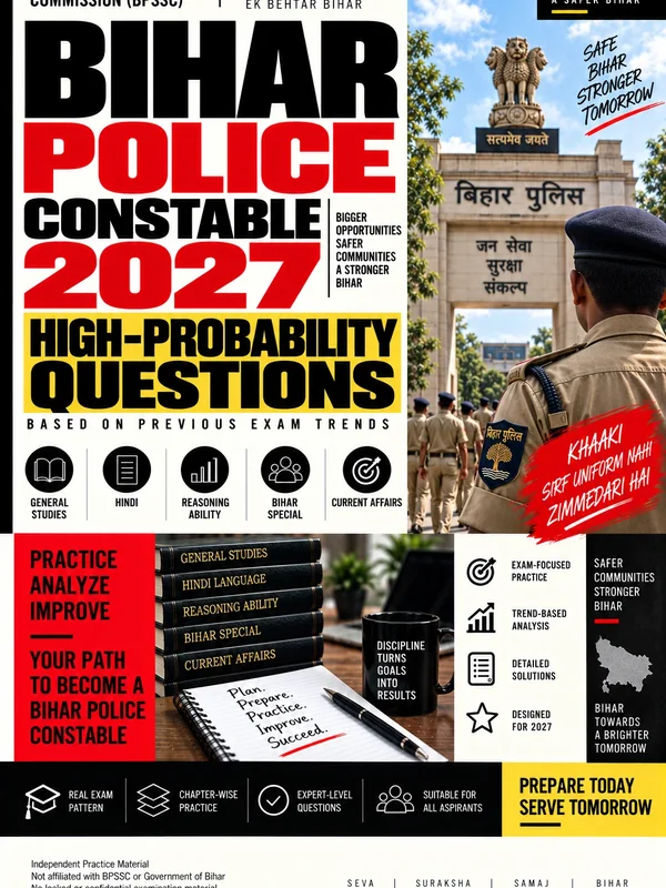 Exam Store Bihar Police Constable preparation eBook cover