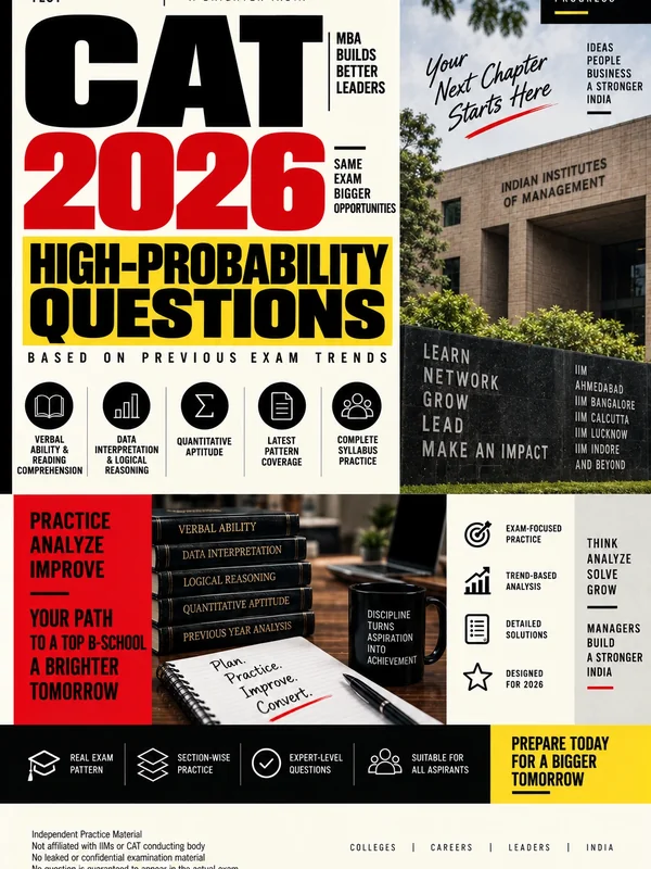 Exam Store CAT preparation eBook cover