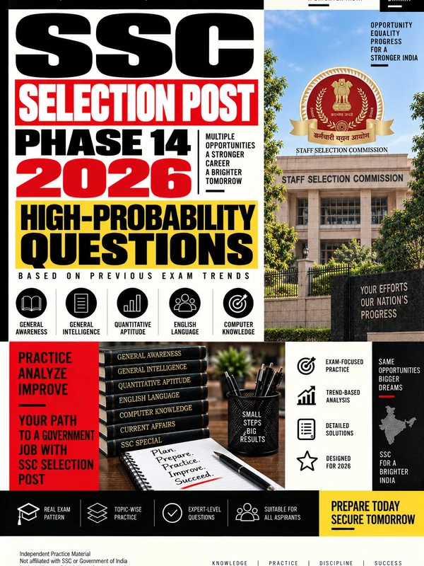 Exam Store SSC Selection Post Phase 14 preparation eBook cover
