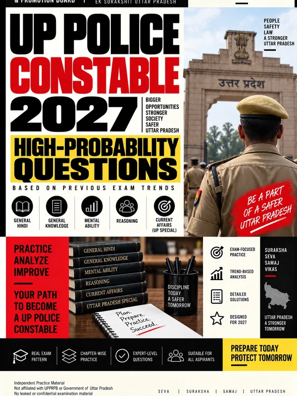 Exam Store UP Police Constable preparation eBook cover