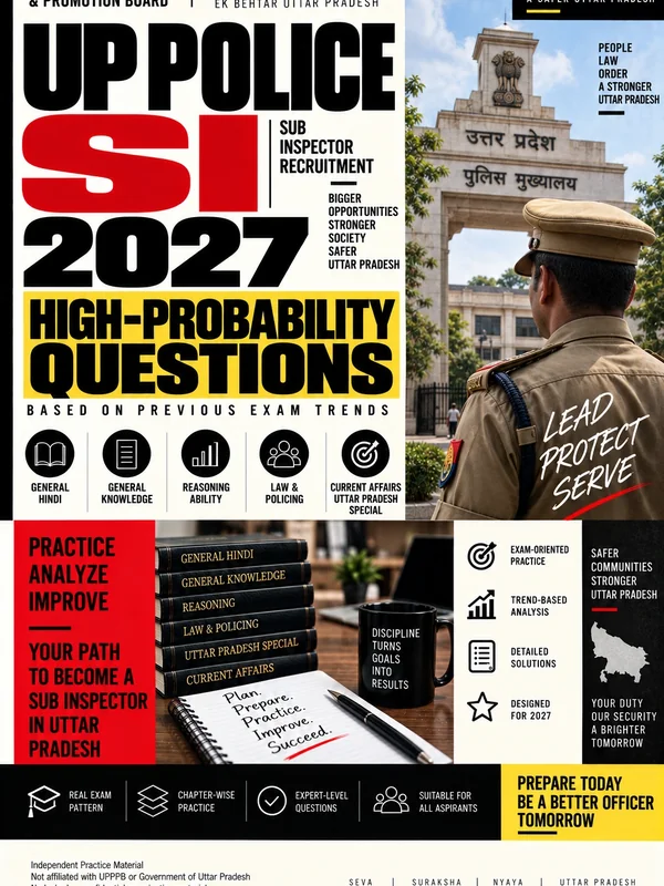 Exam Store UP Police SI preparation eBook cover